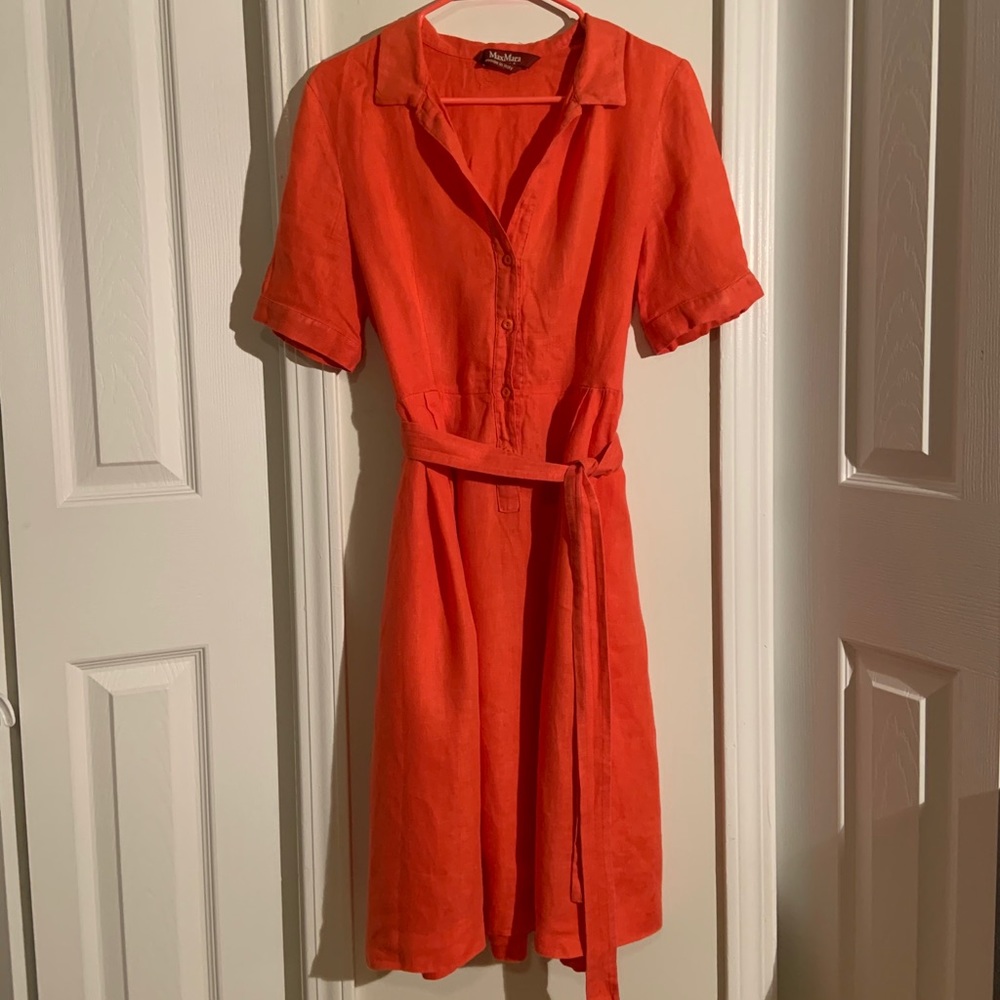MAX MARA CORAL DRESS